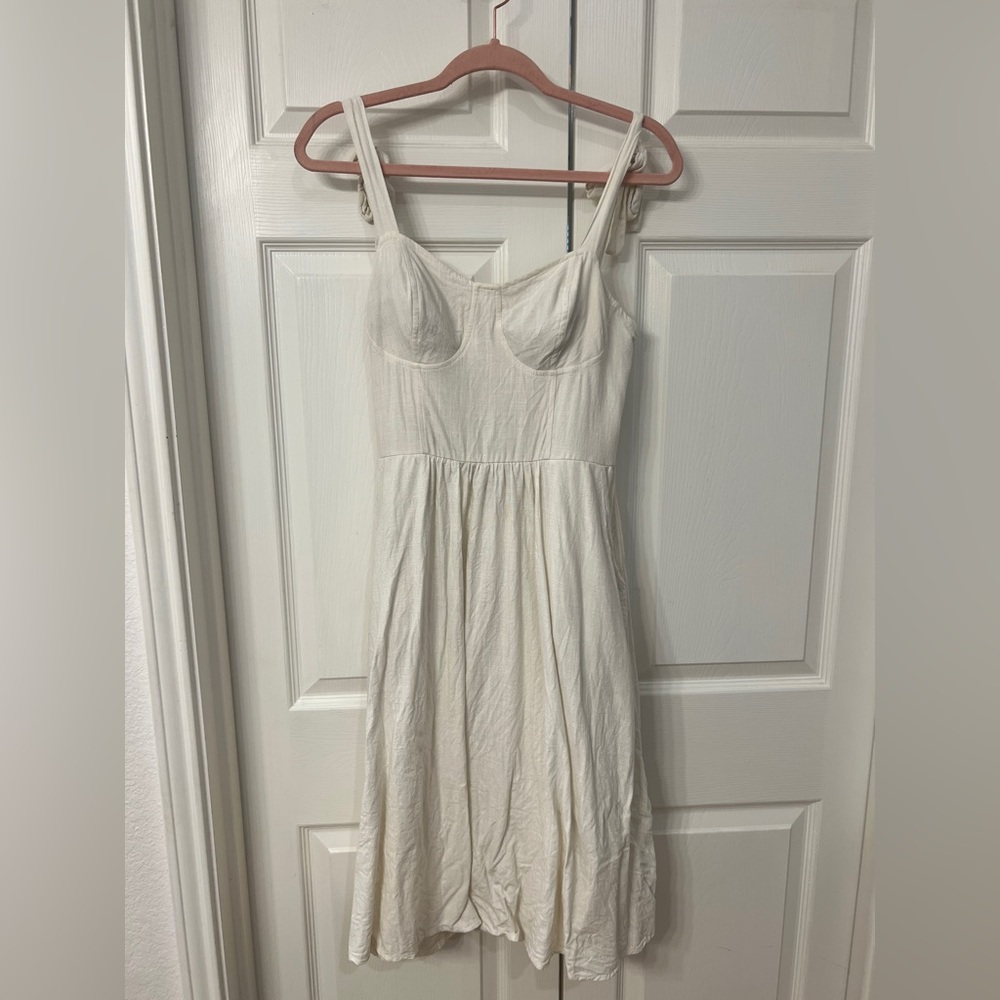 LC Lauren Conrad Cream Textured Fabric